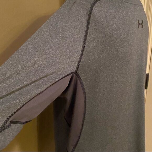 Under Armour Grey Compression Shirt Sz 2XL - Picture 9 of 10